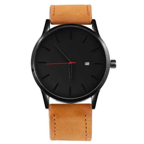 Fashion Quartz Men's Watch with Calendar Feature - Image 2