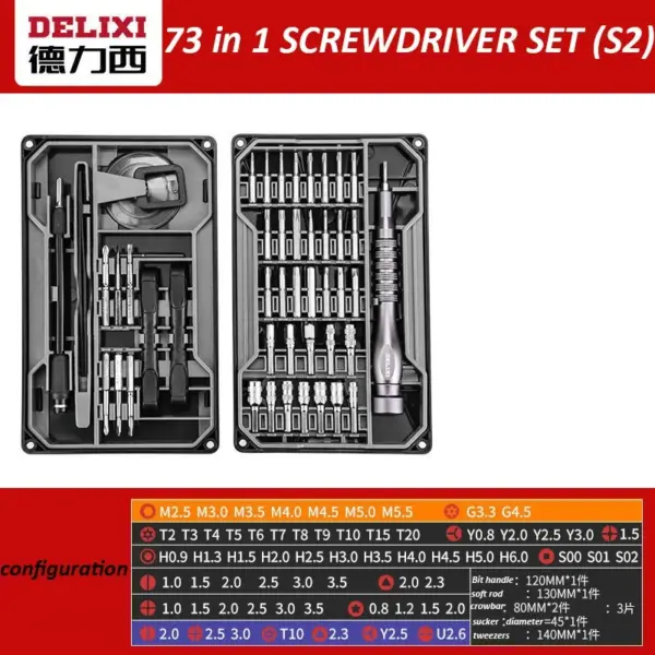 Xiaomi Delixi Mini Screwdriver Set for Devices - Image 11