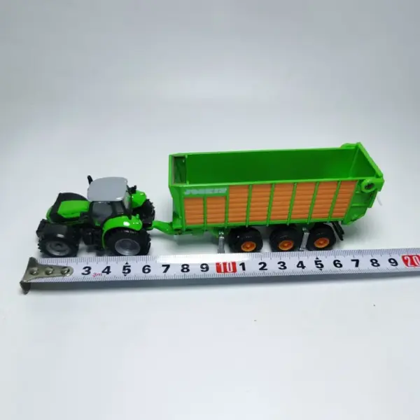 1:87 Scale Diecast Tractor Model Toy Set - Image 3