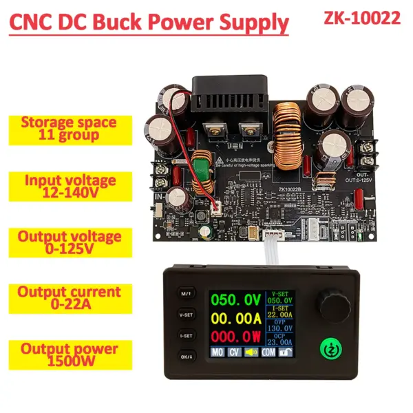 DC Adjustable Voltage Power Supply 0-125V 22A