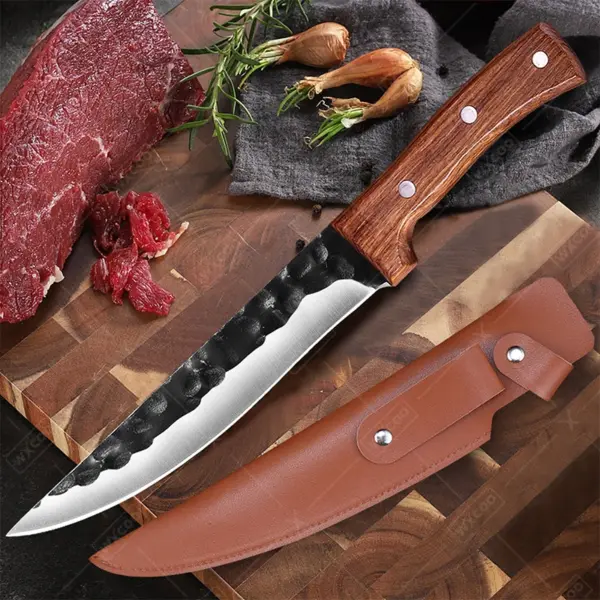 Handmade Stainless Steel Chef Knife Set - Image 2