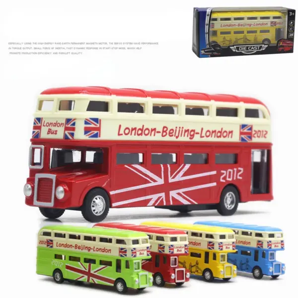 London Double Decker Bus Alloy Diecast Model - Image 2