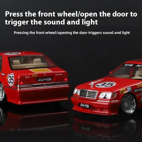 1:24 Mercedes-Benz W140 Diecast Model Car - Image 3