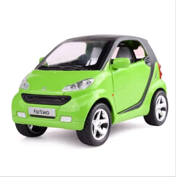 1:32 Alloy Pink Smart Car Model - Image 2