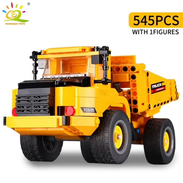 Engineering Truck Building Blocks Set HQB3034 - Image 8