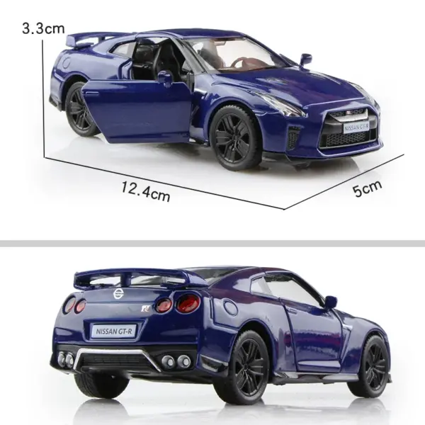 1:36 Nissan GTR R35 Diecast Model Car - Image 12