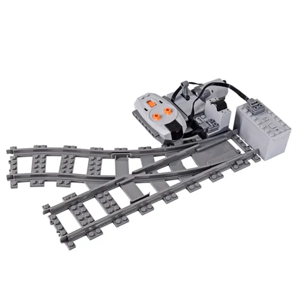 Flexible Building Block Train Tracks Set - Image 55