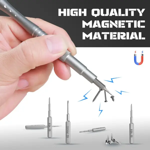 128 in 1 Precision Screwdriver Set with Magnetic Shaft - Image 5