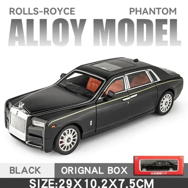 1:18 Rolls Royce Phantom Diecast Model Car - Image 10