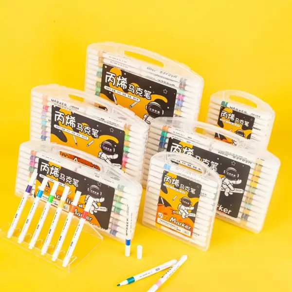 80 Color Acrylic Paint Marker Set - Image 4