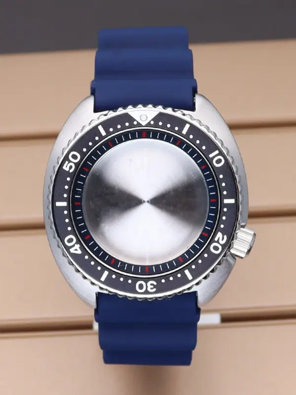 45mm Silver SKX Watch Case for Seiko NH35/NH36 - Image 29