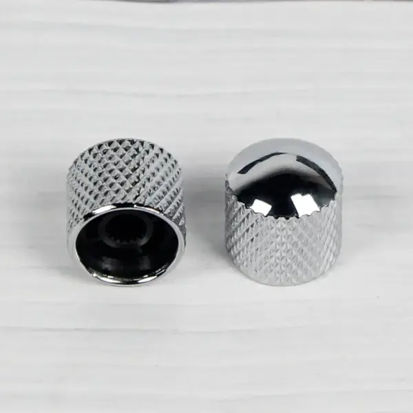 4pcs Metal Dome Top Guitar Bass Knobs - Image 3