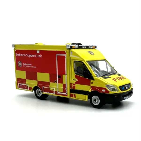 1:76 Scale Diecast Alloy Fire Rescue Vehicle