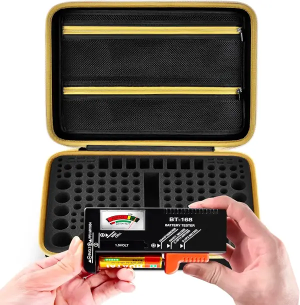 Battery Organizer Case with Tester for 162+ Batteries - Image 3
