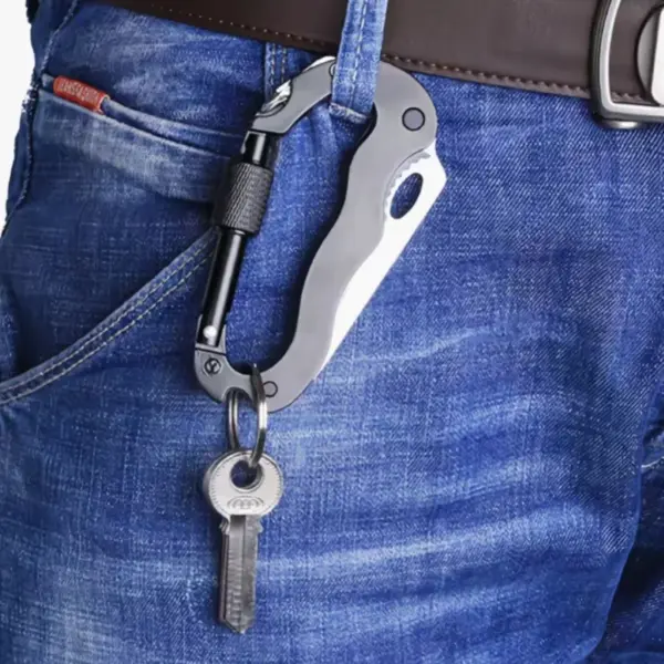 5-in-1 Multifunctional Survival Tool Carabiner - Image 2