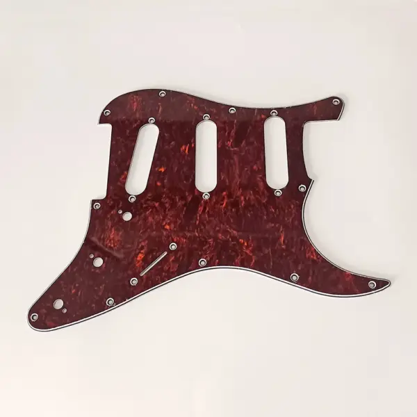 11 Hole Stratocaster Guitar Pickguard 3 Ply - Image 3