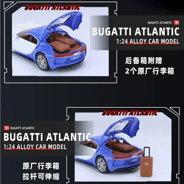 1:24 Bugatti Atlantic Diecast Model Car - Image 6