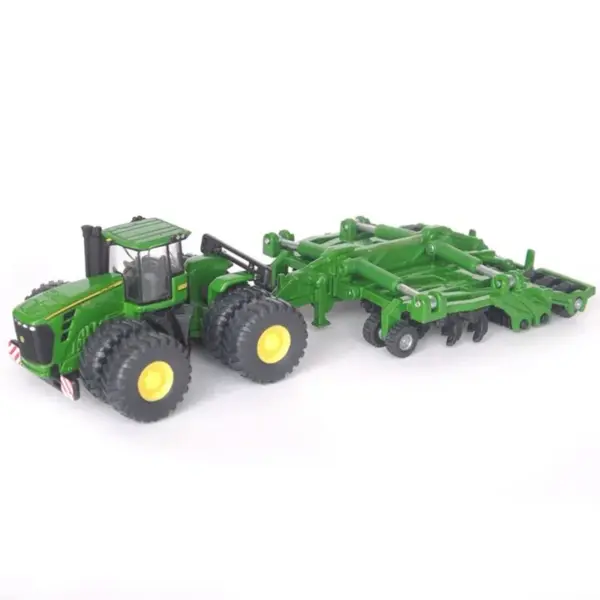 1:87 Scale Diecast Tractor with Soil Tiller - Image 2