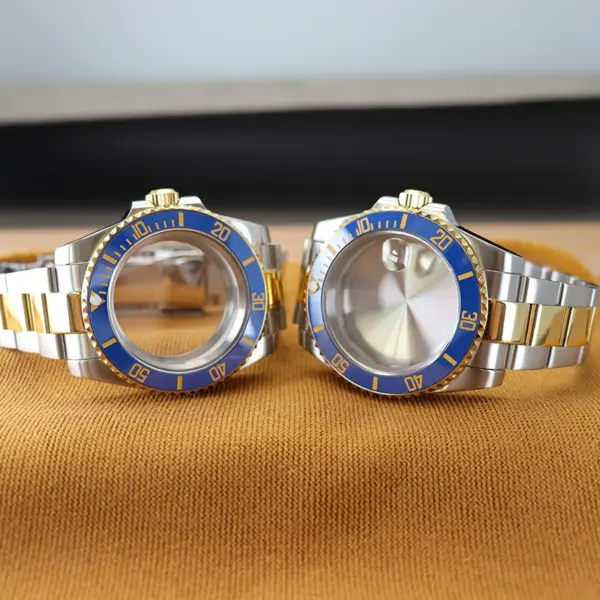 40mm Gold Stainless Steel Watch Case Set - Image 5