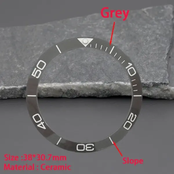 Gray Ceramic Bezel Insert for Omega Watches - Image 22