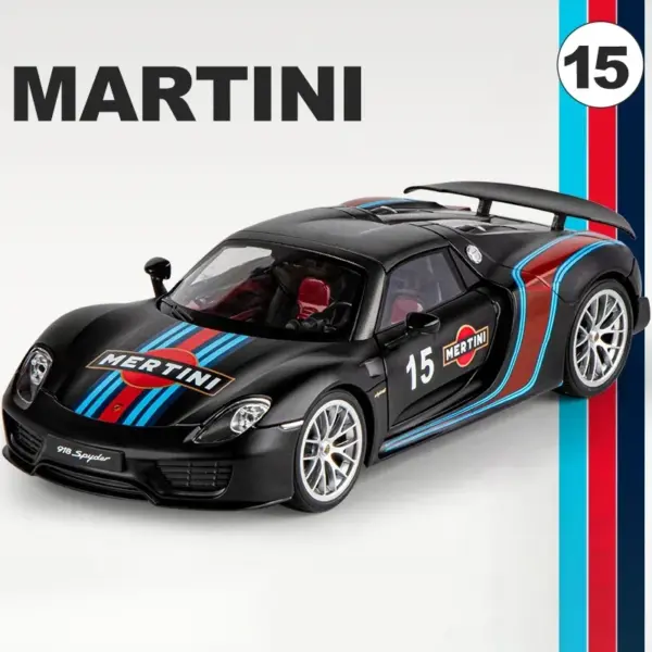 1:18 Scale Porsche 918 Spyder Diecast Model - Image 8