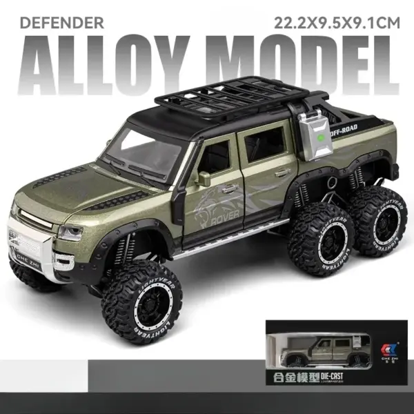 1:24 Scale Metal Alloy Land Rover Defender - Image 10