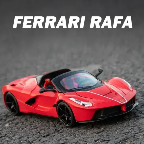 1:22 Ferrari Laferrari Diecast Model Car - Image 3