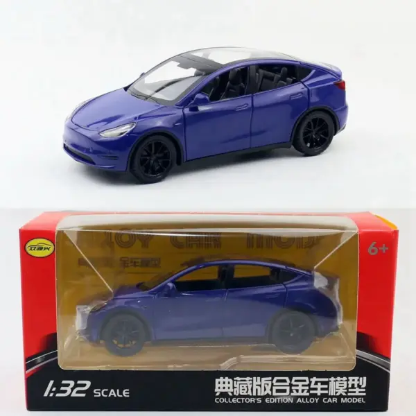 1:32 Tesla Model Y Diecast Toy Car - Image 2