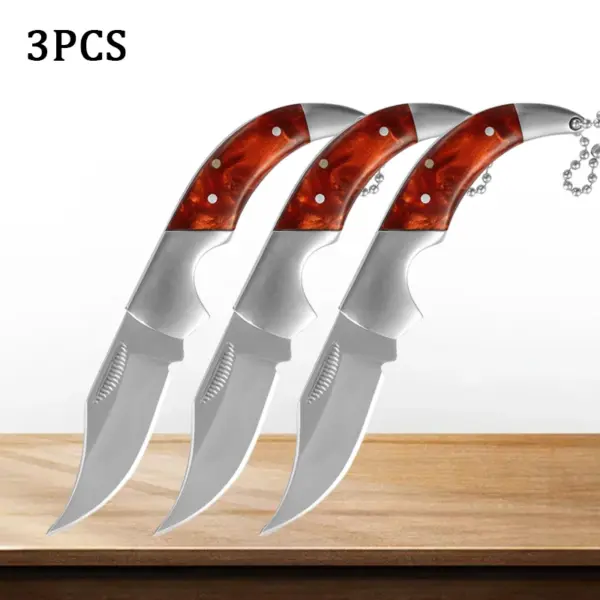 Folding Stainless Steel Mini Kitchen Knife - Image 7