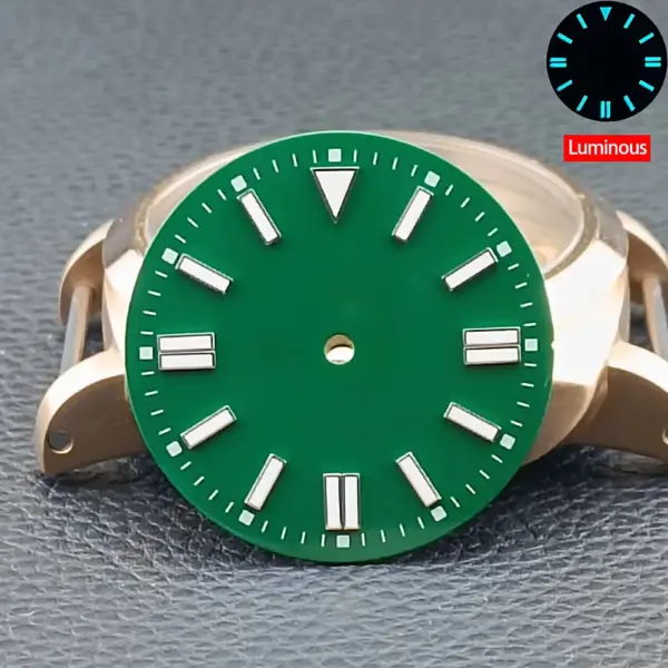 31MM Blue-green Luminous Watch Dial NH35/NH36 - Image 9