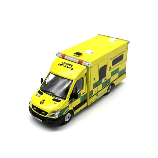 1:76 Diecast Benz City Rescue Vehicle Model - Image 2