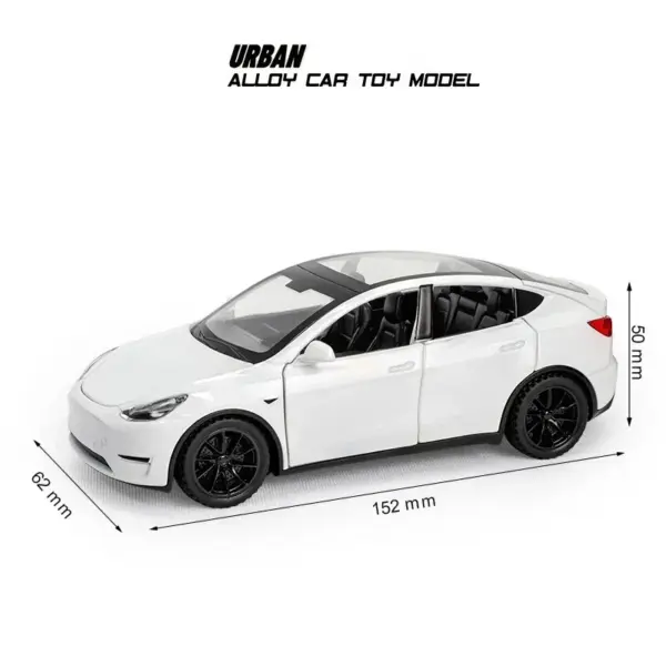 1:32 Tesla Model Y Diecast Metal Car Model - Image 11