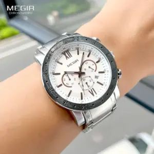 MEGIR 3008G Men's Quartz Luminous Watch 10 S9277791e414f4a559abfc076bf2e8aa1y