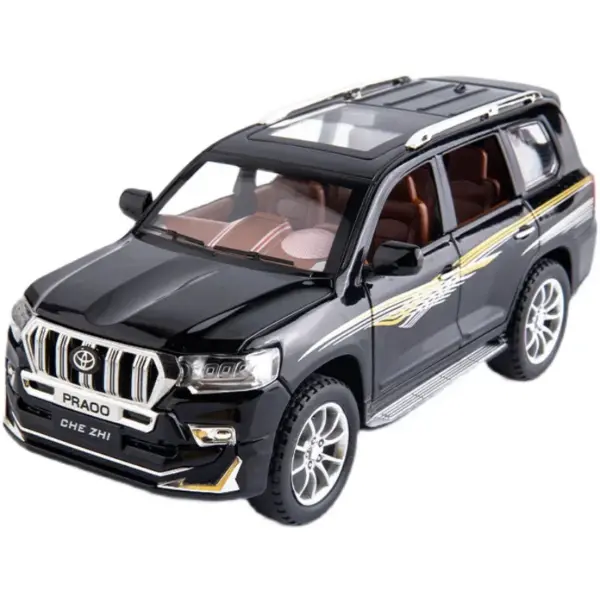 1:24 Alloy Toyota Land Cruiser Prado Model Car - Image 6