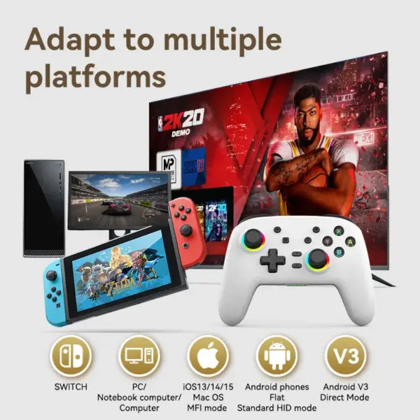 S08 Wireless Gamepad for Nintendo Switch Lite/OLED - Image 3