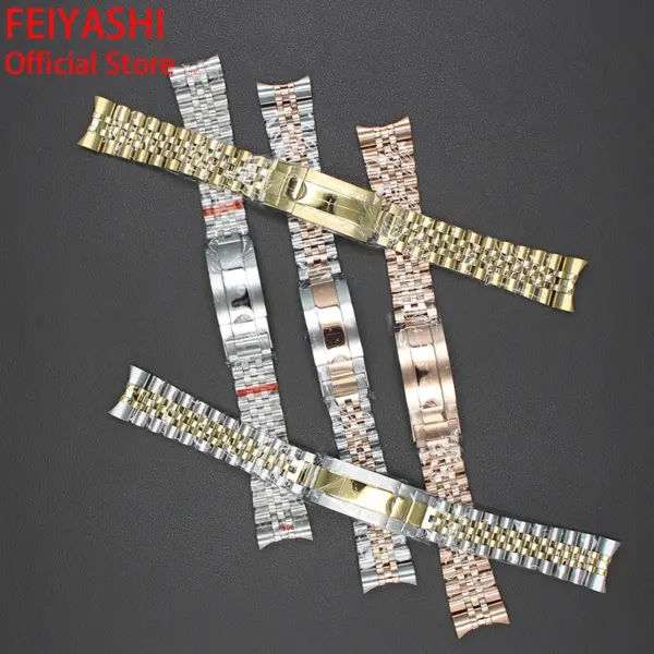 20mm Stainless Steel Men's Watch Strap - Image 4