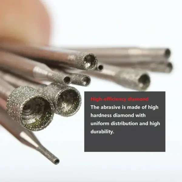 10 PCS Diamond Burr Drill Bits 0.8-4mm Set - Image 4