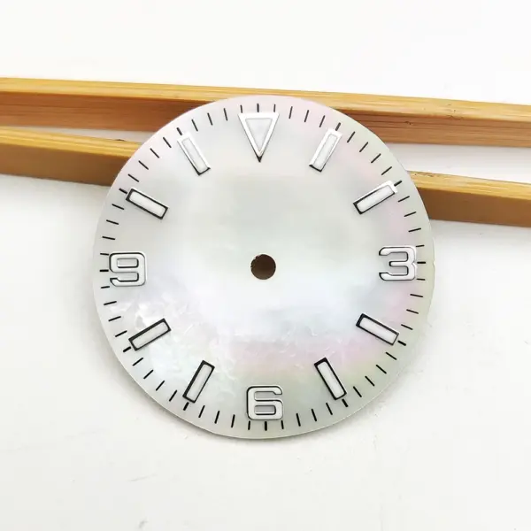 28.5mm Green Luminous Watch Dial for NH35 - Image 9