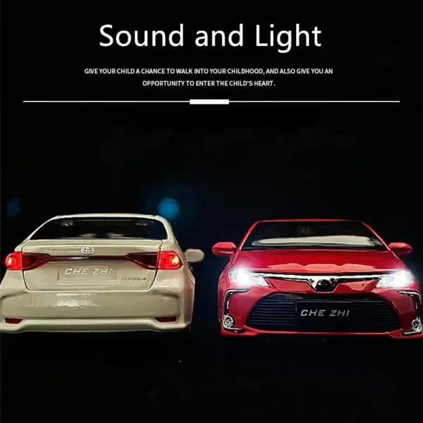 1:32 Toyota Corolla Alloy Diecast Model Car - Image 6