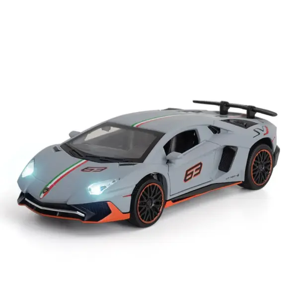 1:32 Lambor Aventador SVJ Sports Car Model - Image 9