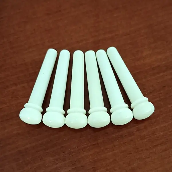 6pcs Pure Bone Acoustic Guitar Bridge Pins - Image 3