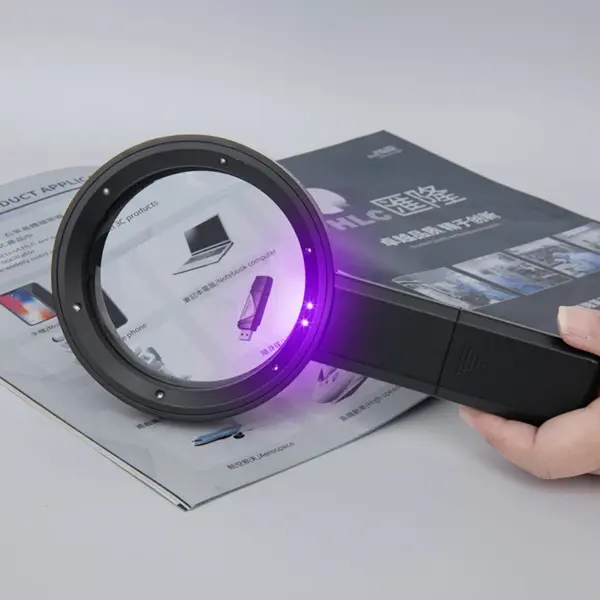 Illuminated Handheld Magnifier with 8 LED Lights - Image 3