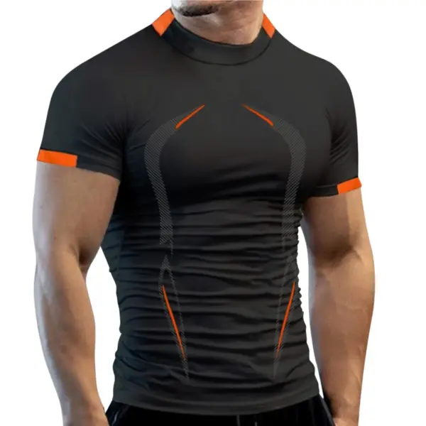 Men's Breathable Quick Dry T-Shirt for Summer - Image 2