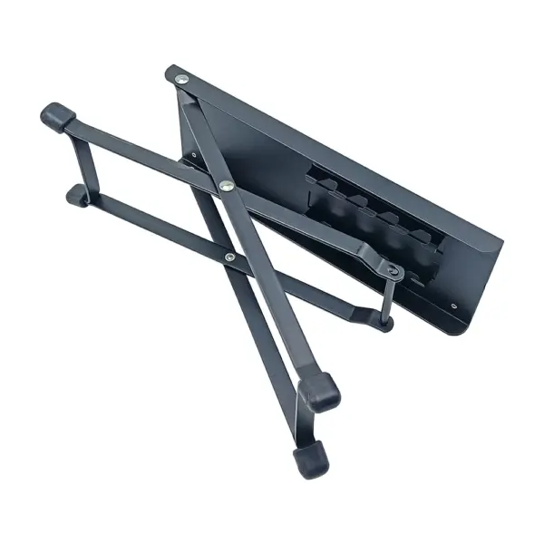 Height Adjustable Black Guitar Footrest Pedal - Image 4
