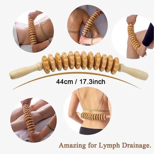 Wooden Massage Roller for Cellulite Relief - Image 6
