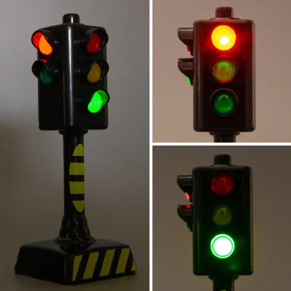 Children's Light and Sound Traffic Signal Toy - Image 2