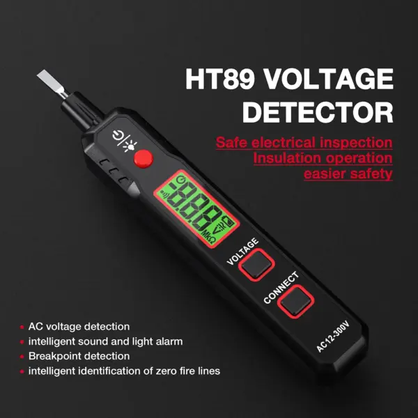 HT89 Adjustable Non-contact Voltage Detector Pen