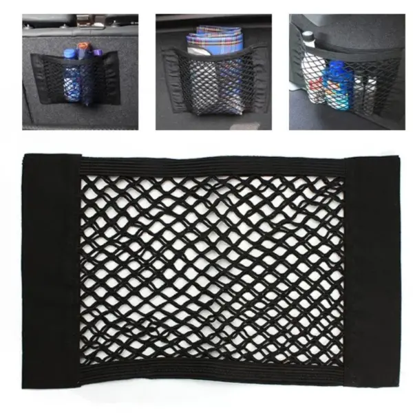 Car Back Seat Elastic Storage Organizer Bag - Image 2