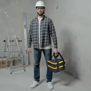 Dewalt/Milwaukee Battery Storage Bag with Dividers 11 S944c4046a749462e8f3a7f33c554783fp