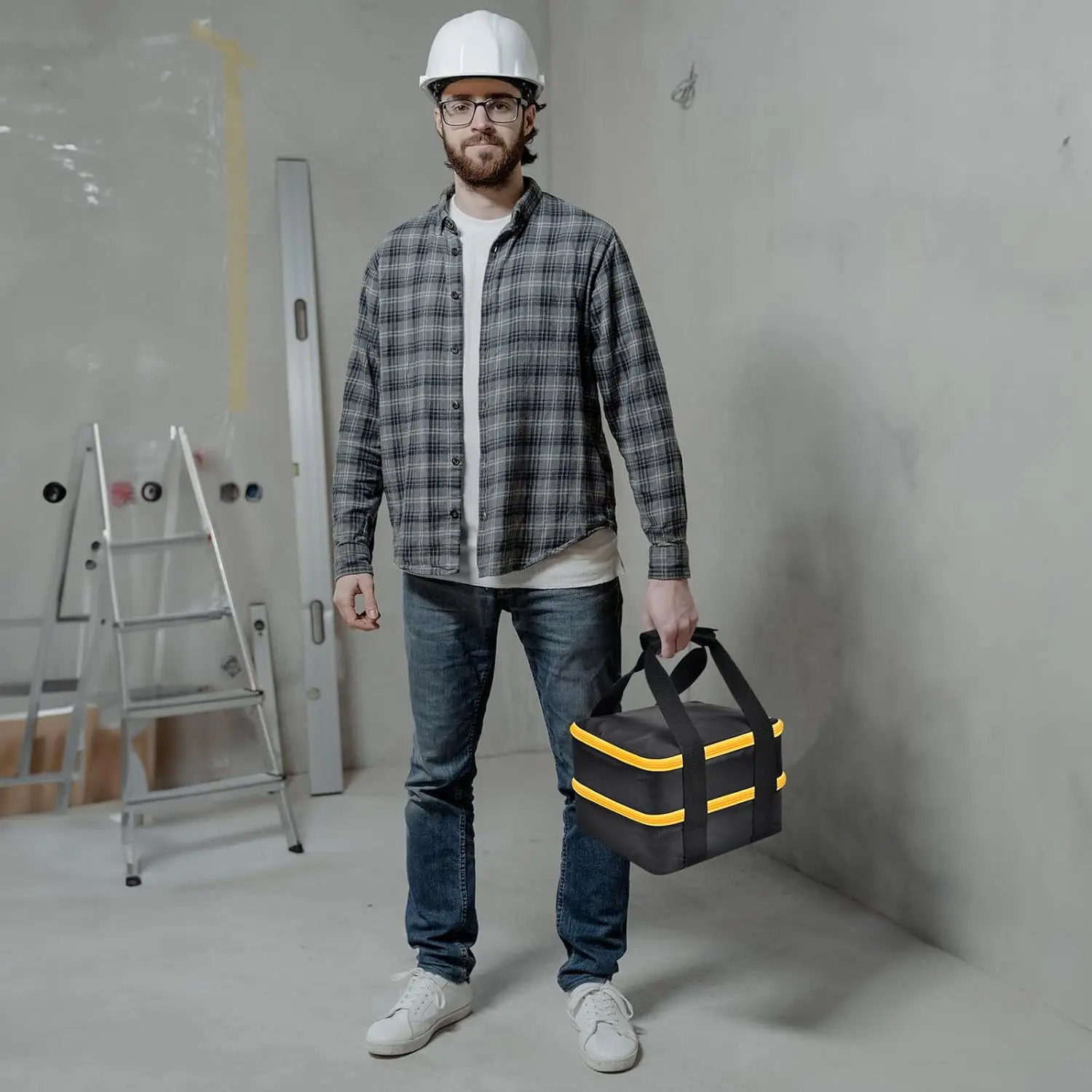 Dewalt/Milwaukee Battery Storage Bag with Dividers 6 Dewalt/Milwaukee Battery Storage Bag with Dividers - Image 6